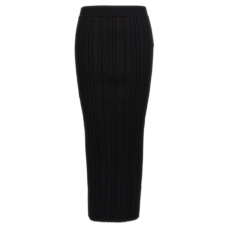 Balmain Women Pleated Midi Skirt